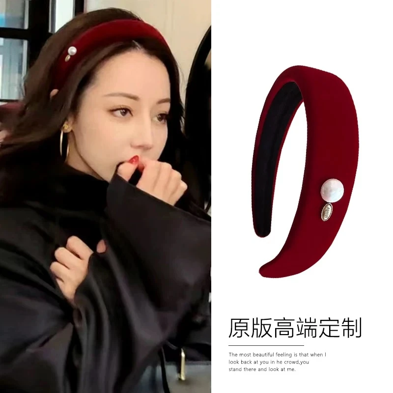 中古外单出口欧复古经典明星同款古山茶花 发箍发饰 网红头饰