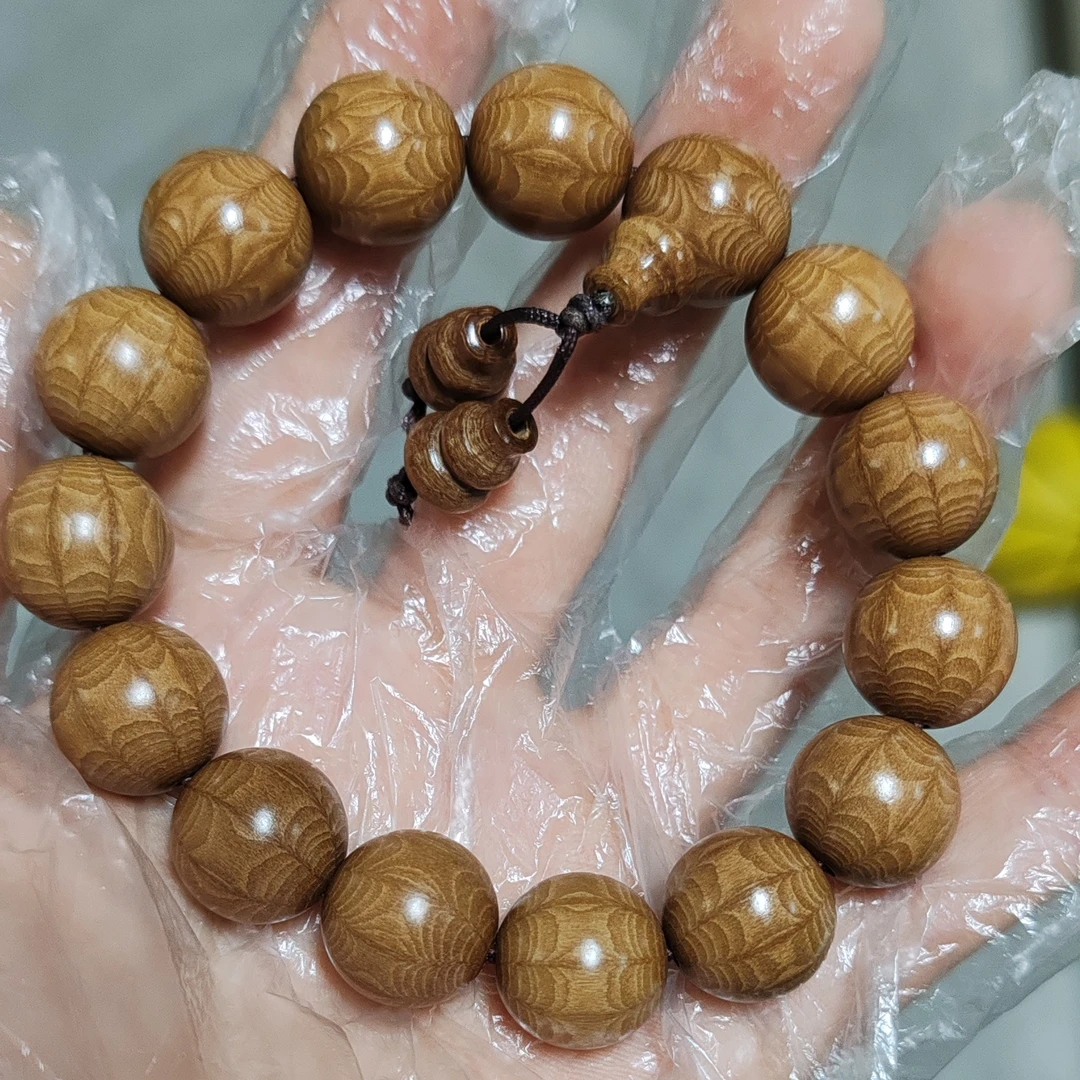 宽洋五台山九道木高货老料纯天然1.5佛珠手串B60