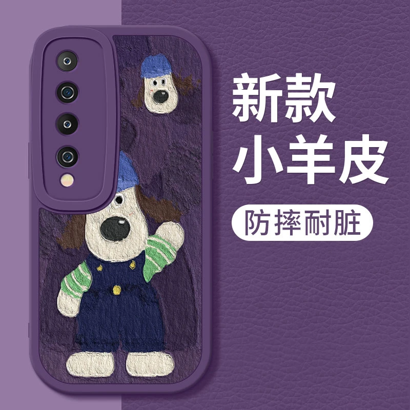 小米10pro手机壳简约新款小米10掌门狗小羊皮硅胶软壳Mi10s全包防