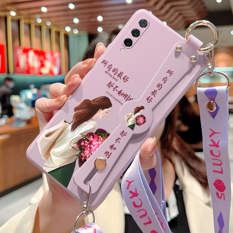 华为荣耀20手机壳新款20pro斜挎腕带挂绳v20刚刚好20s青春版硅胶