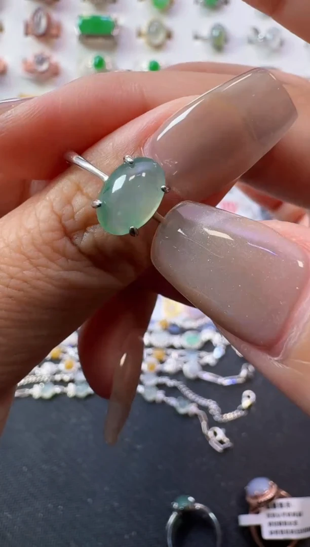 【闪购商品】翡翠戒指未镶嵌天然缅甸翡翠