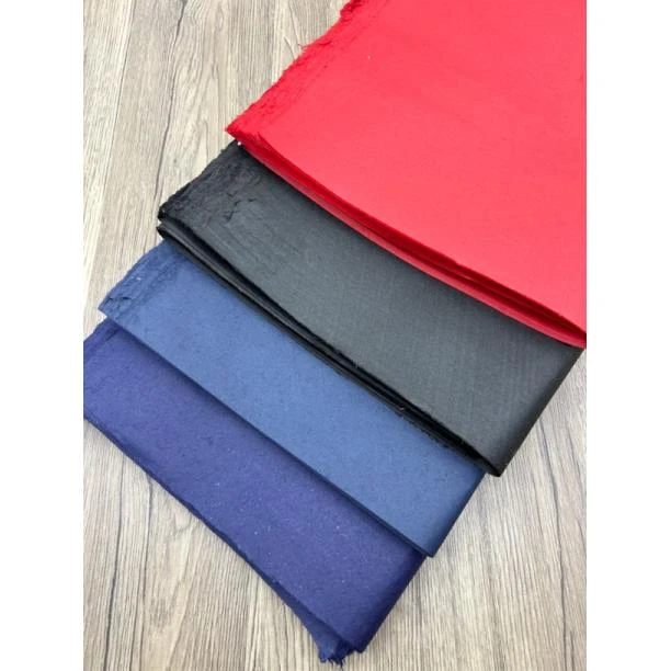 纯手工古法草木染皮纸 四尺四开 半生半熟