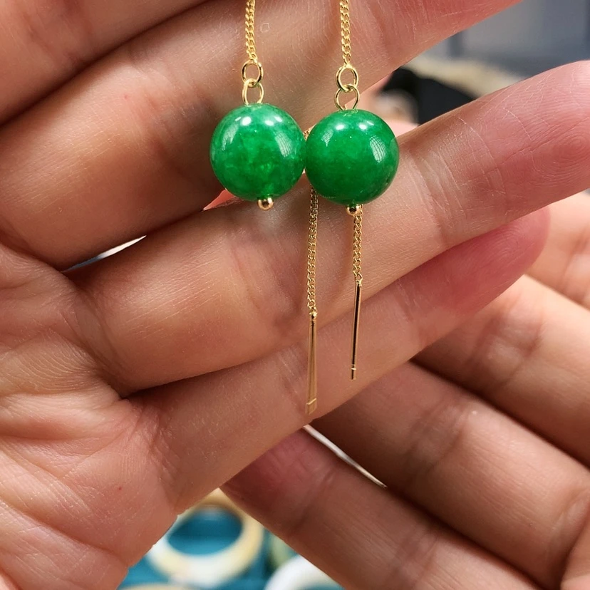 【闪购商品】翡翠耳饰未镶嵌