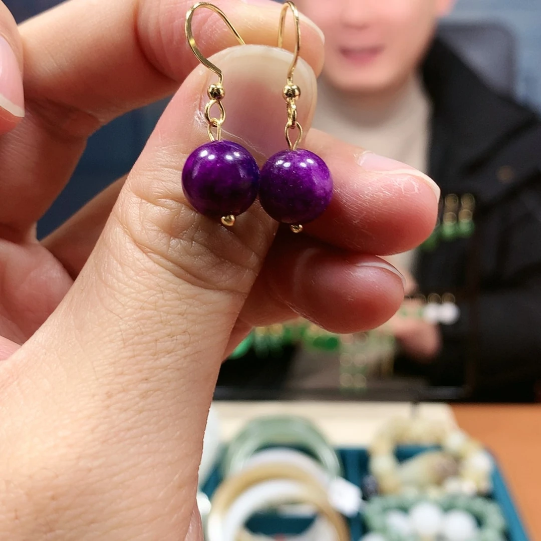 【闪购商品】玛瑙/玉髓耳钉未镶嵌