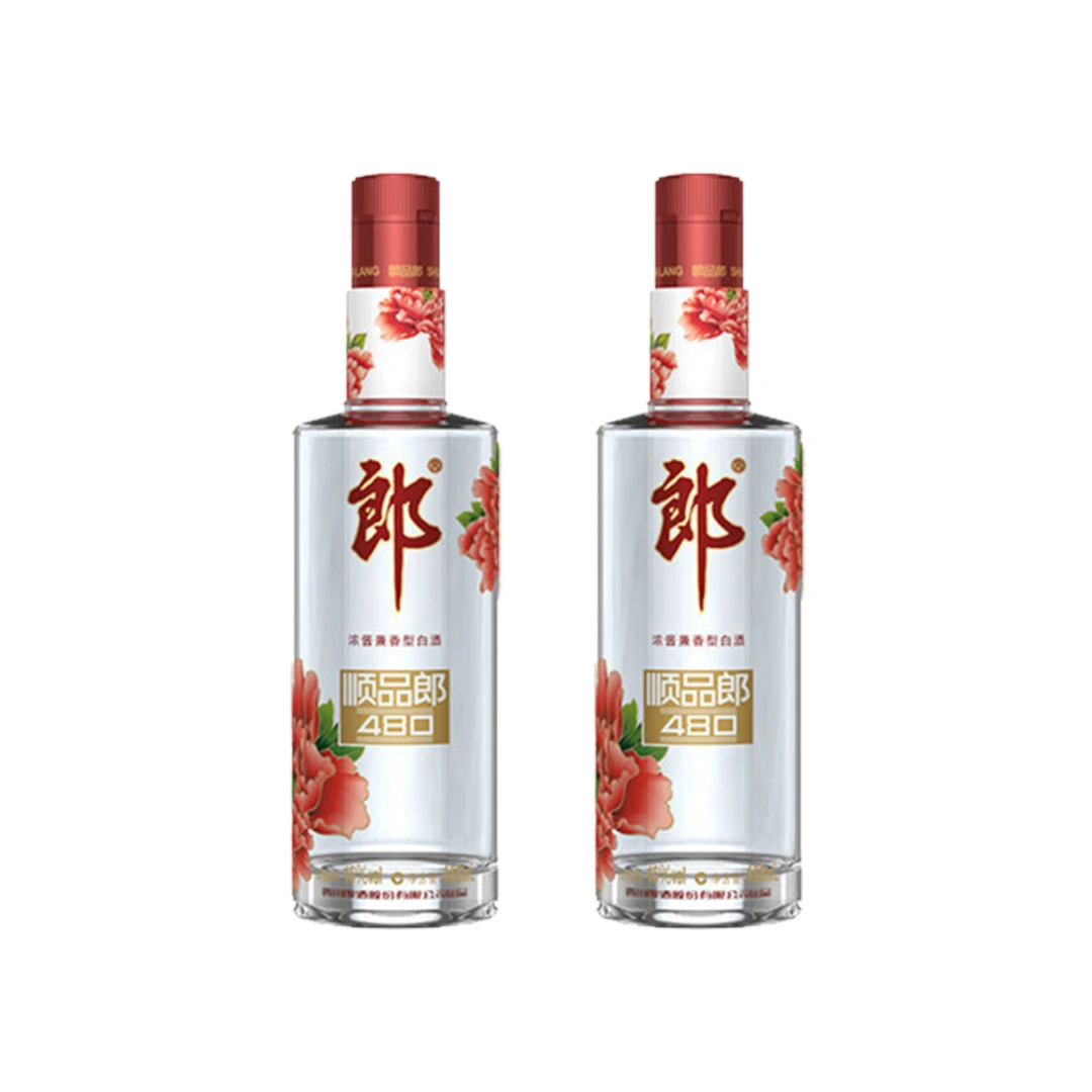 郎酒【达人专属】顺品郎2瓶 红顺480 浓酱兼香型45度480ml*2