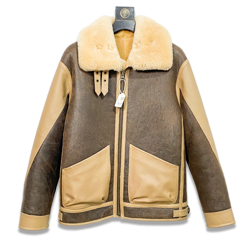 2529一点红加厚款2022新款皮大衣男款潮流外套