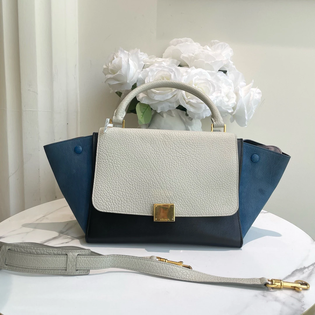 90新 Celine/思琳 御古屋/32791/拼色秋千