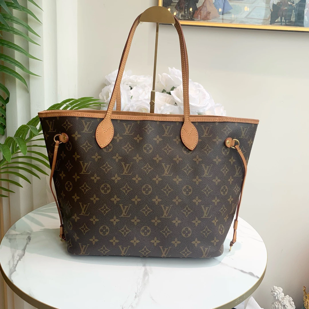 95新 LouisVuitton/路易威登 御古屋/70927/nf中号老花芯片