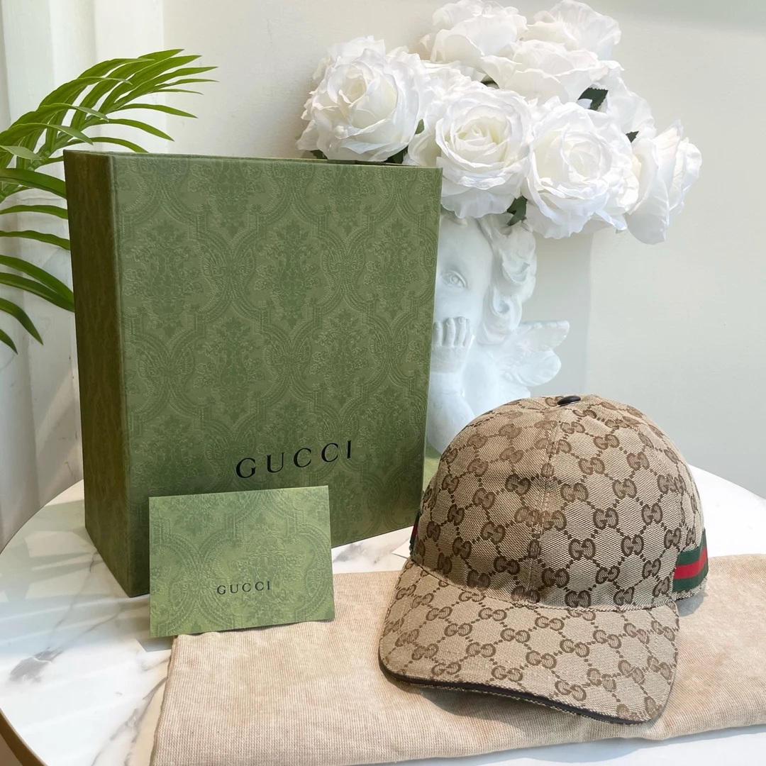 全新未使用 GUCCI/古驰 Gucci鸭舌帽 M码 58cm 闲置未使用/71190