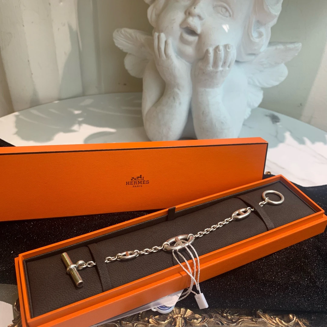 95新 Hermes/爱马仕 御古屋/87086/猪鼻子手链