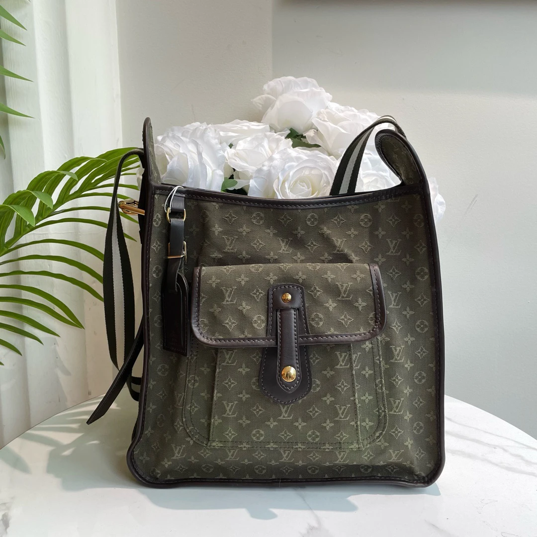 95新 LouisVuitton/路易威登 御古屋/92413/丹宁斜挎 04年 有刻字