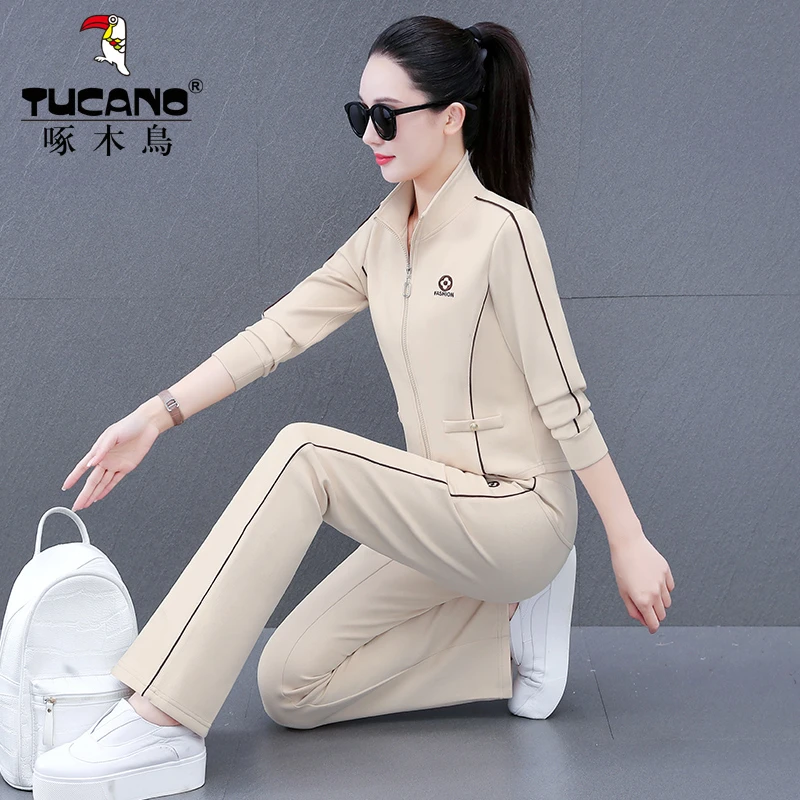 【官方】运动装套装女两件套2024新款洋气休闲时尚减龄春秋显瘦