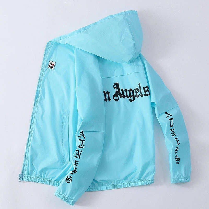 夏季男士防晒衣超薄透气冰丝防晒服潮牌轻薄款青少年学生潮流外套