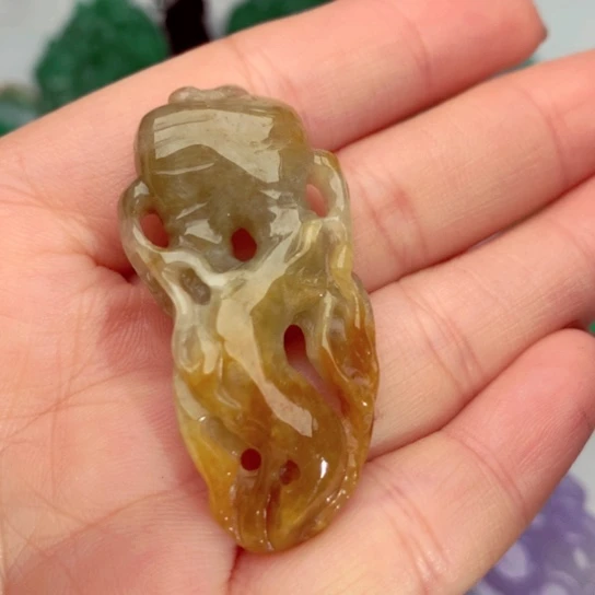 翡翠吊坠(不含链)未镶嵌