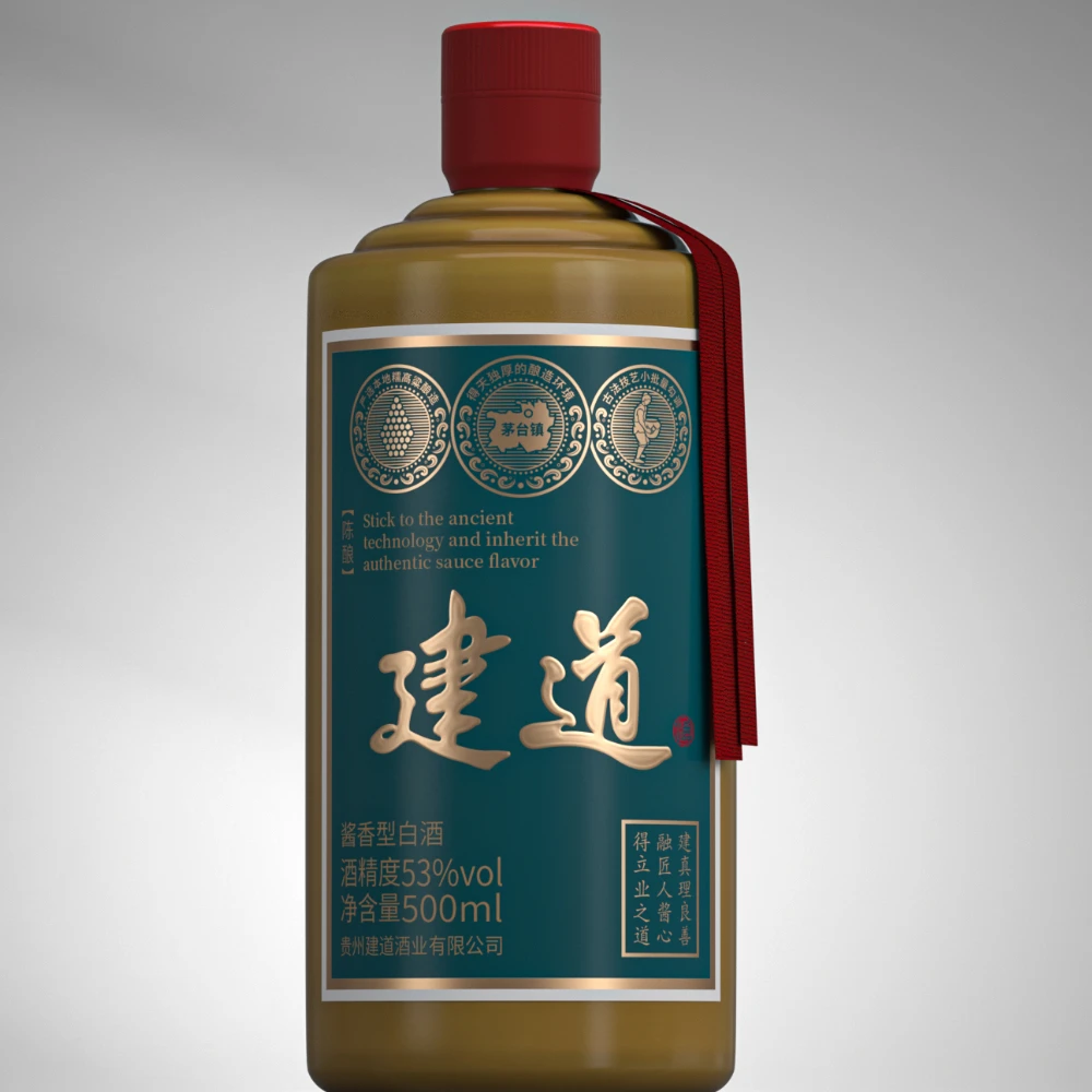 建道陈酿酱香型优级白酒纯粮酿造工艺53度净含量500ml53度500ml