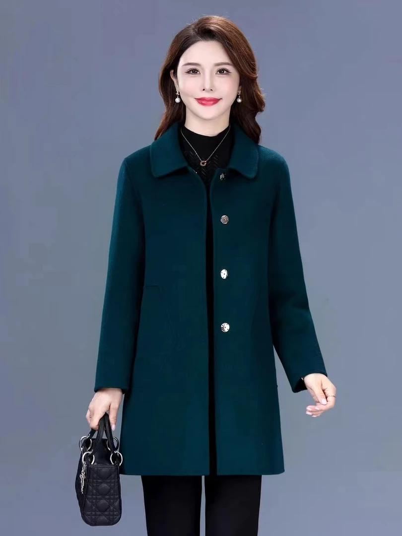 5859#时尚双面呢大衣【以直播间为准】A10-3