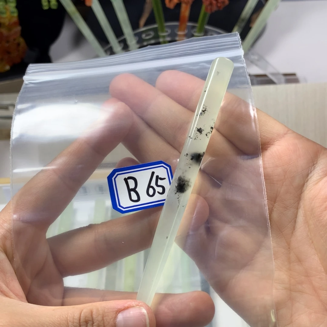 【闪购商品】蛇纹石玉发饰未镶嵌苏*航