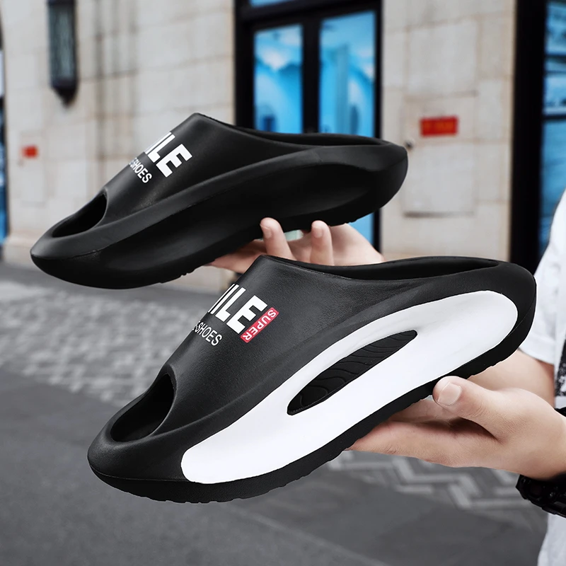 足康乐网红椰子拖鞋男款夏季运动防滑软底耐磨沙滩外穿大码凉拖鞋