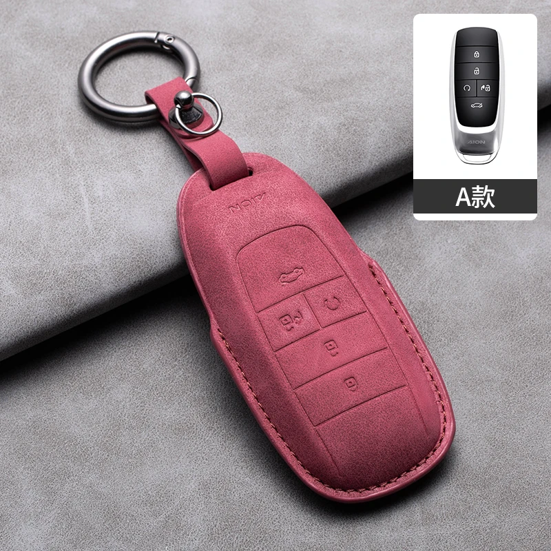 广汽传祺埃安y钥匙套aions/v/s/plus魅580LX新能源汽车钥匙包扣壳