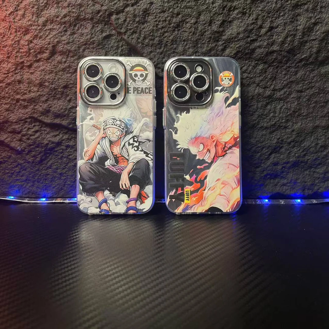 骷髅路飞--羽纱大气网红潮牌卡通创意爆款男款适用苹果华为手机壳