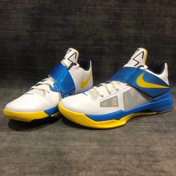 42.5码/杜兰特 KD4 兰尼勇士队 未市售 球员版 9.9新 鞋垫标签在