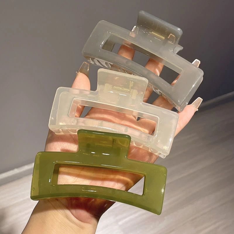 超大号发抓夹女夏季简约发量多发夹后脑勺盘发鲨鱼夹子头饰发卡女