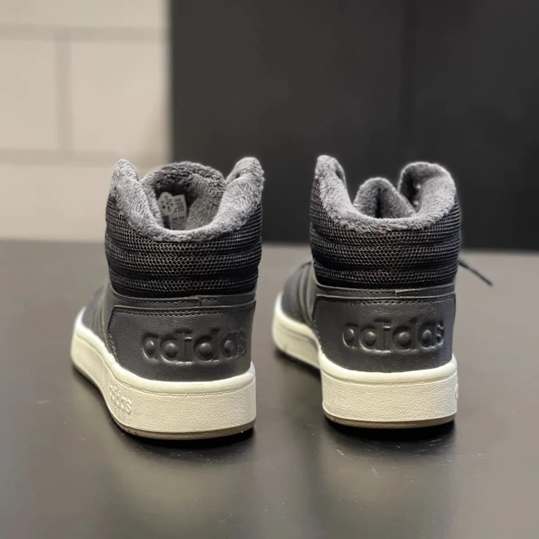 Adidas阿迪达斯男鞋加绒秋冬保暖高帮运动休闲鞋耐磨板鞋 GZ7959