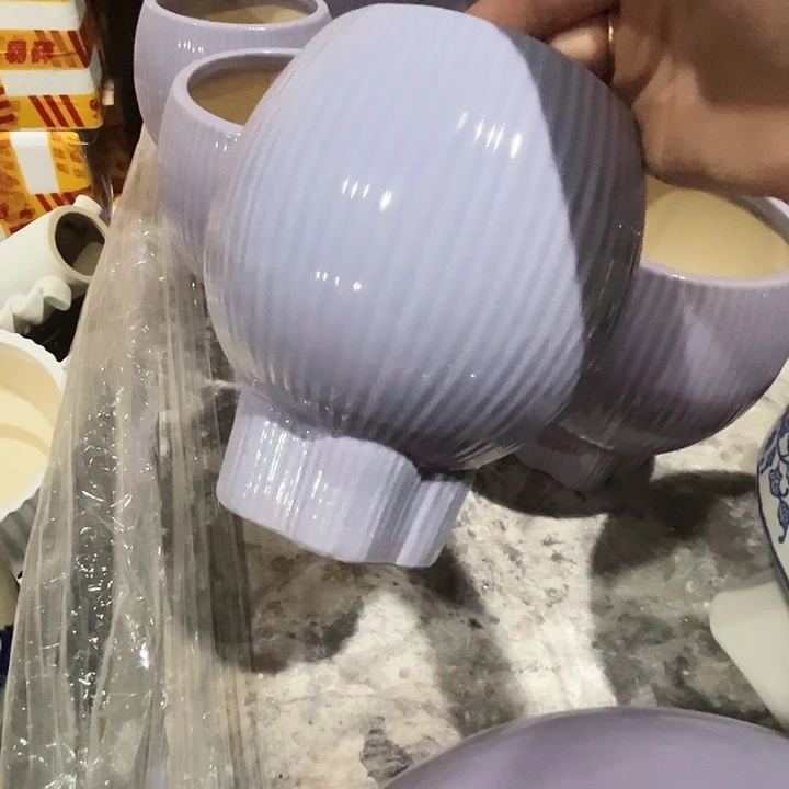 陶瓷20CM以下12.16六角紫