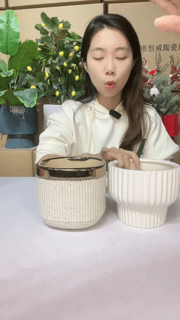 【闪购商品】紫砂花盆2个-小号