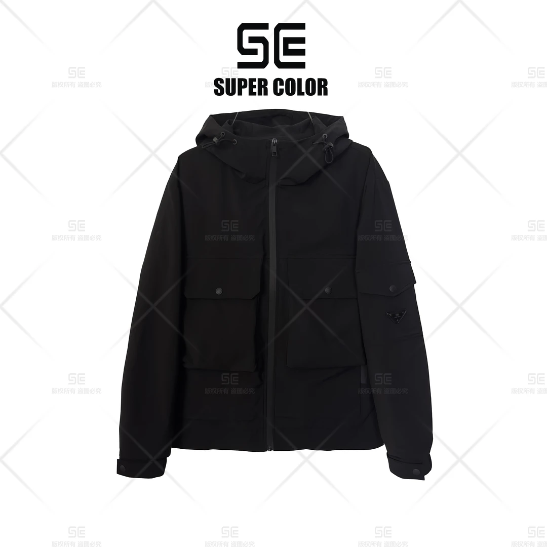 supercolor【NO.】【简约风双口袋外套】23ss//秋季新款休闲款外套