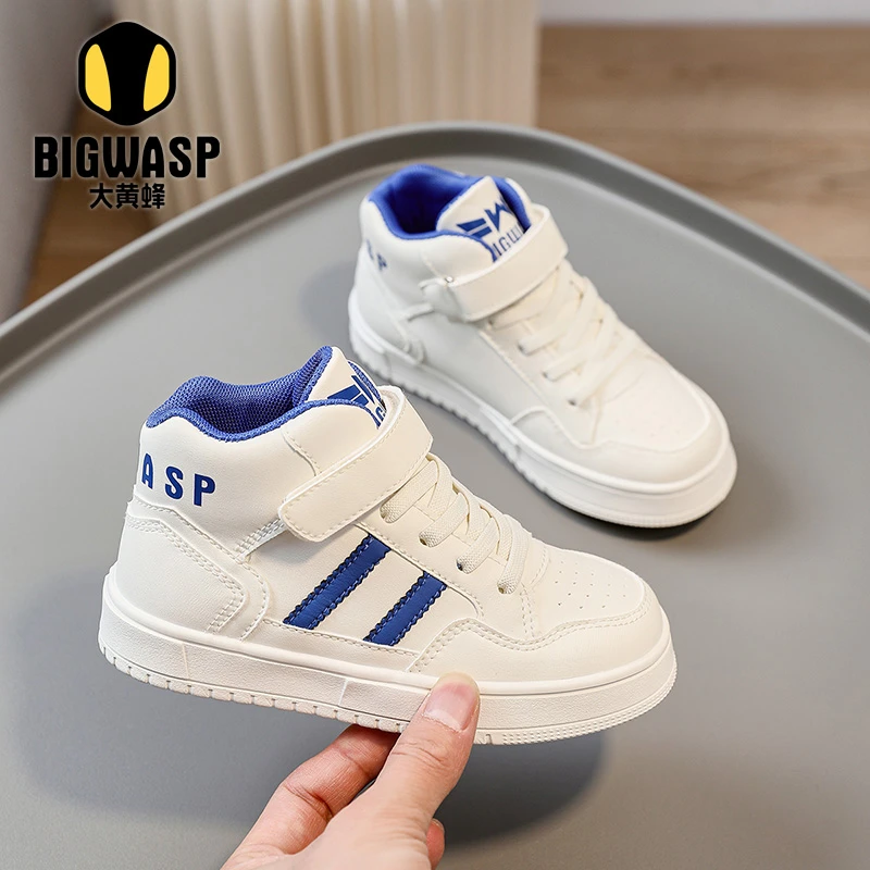 大黄蜂2025秋季新款韩版休闲风儿童板鞋防滑耐磨男女百搭运动鞋潮
