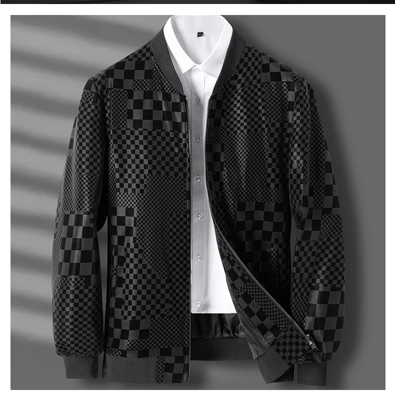 ZOTLI PAOLO/佐丹利·保罗春秋商务秋季高档中年真皮皮衣外套-105