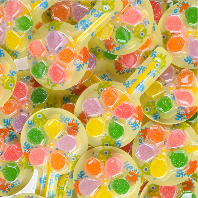 【新人福利购】20支儿童五彩风车软糖独立包装棒棒糖零食卡通糖果