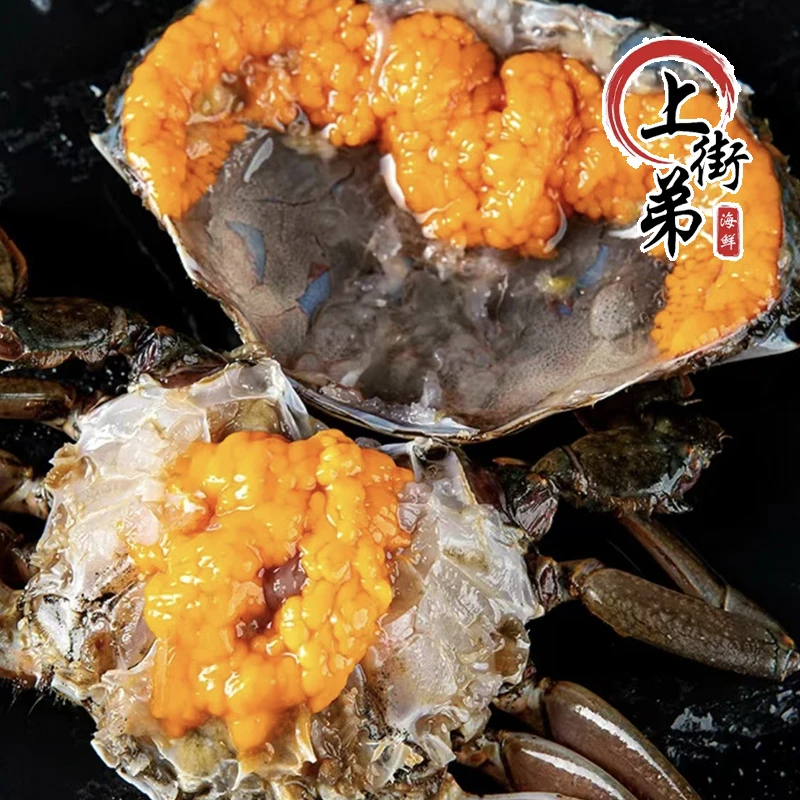 【上街弟推荐】野生红鲟青蟹有膏有肉 包鲜不包活 鲜活品质福州发货