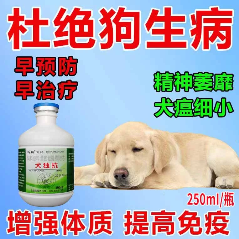 迅销犬独抗兽用感冒细小厌食腹泻饮水发热精神不振呕吐通用饲料添