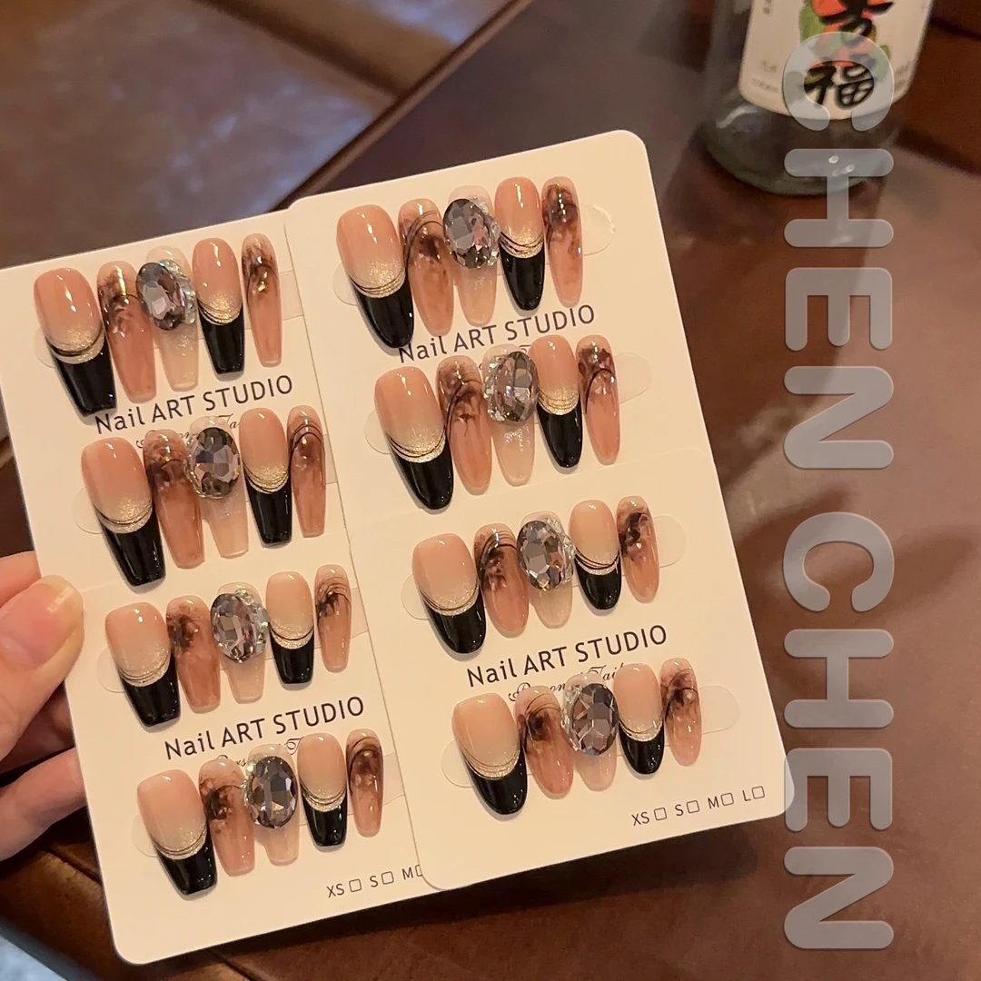 【黑桃尖】2024复刻狗蛋儿秋冬气质穿戴甲高级显白