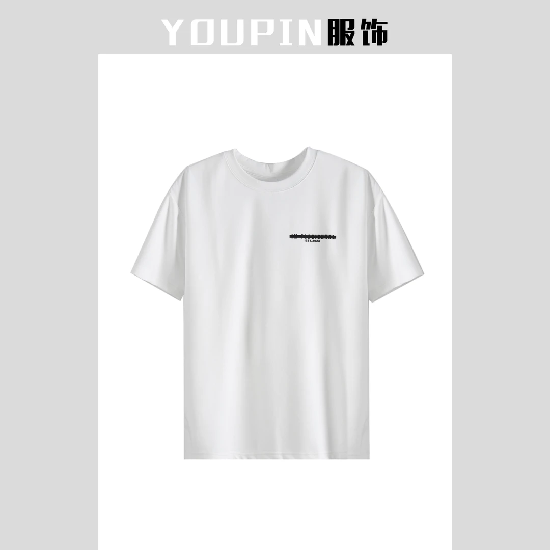 男士夏季男款夏款宽松休闲百搭潮流时尚前卫短袖上衣T恤YY8008