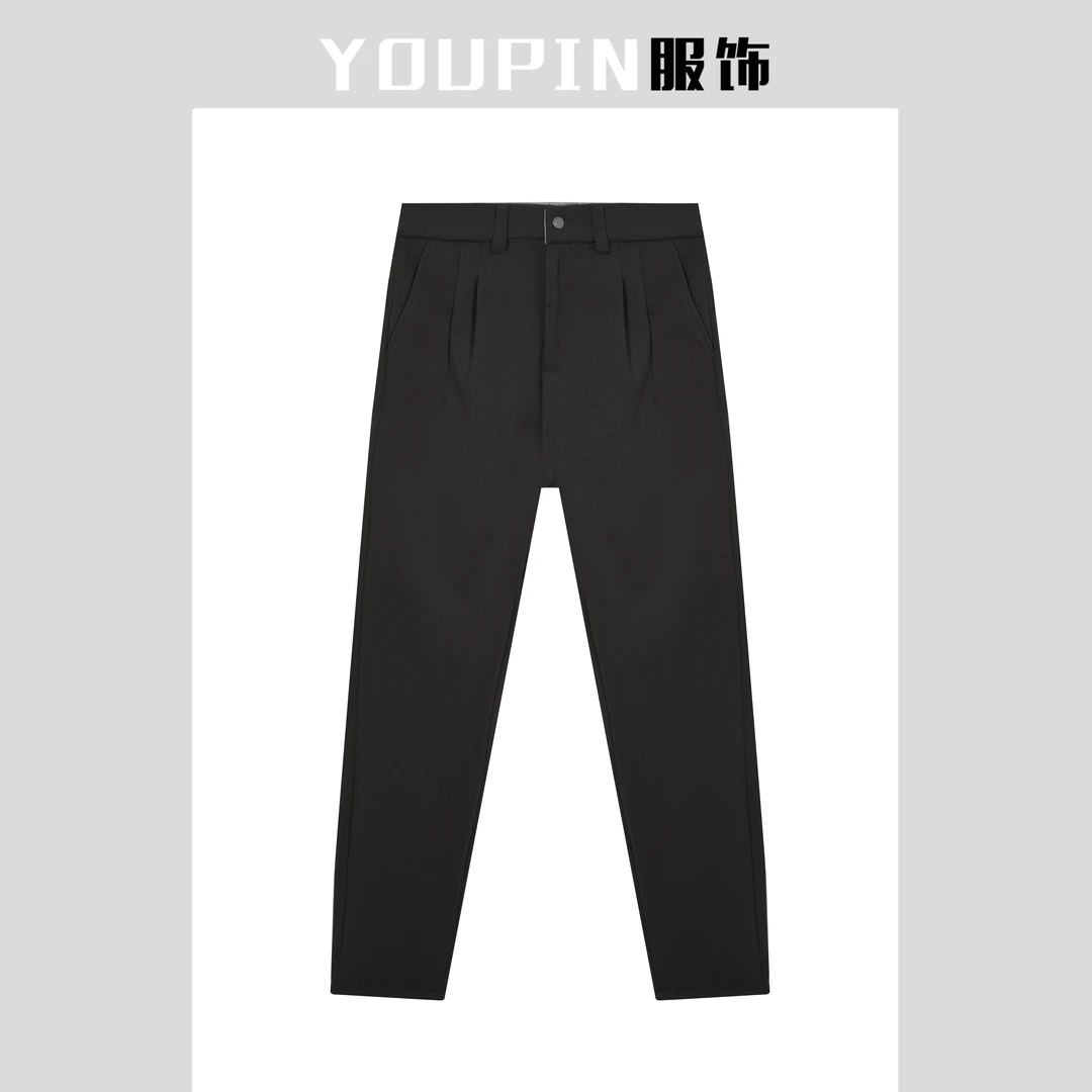 男士秋冬休闲裤舒适直筒时尚简约宽松百搭YY1236