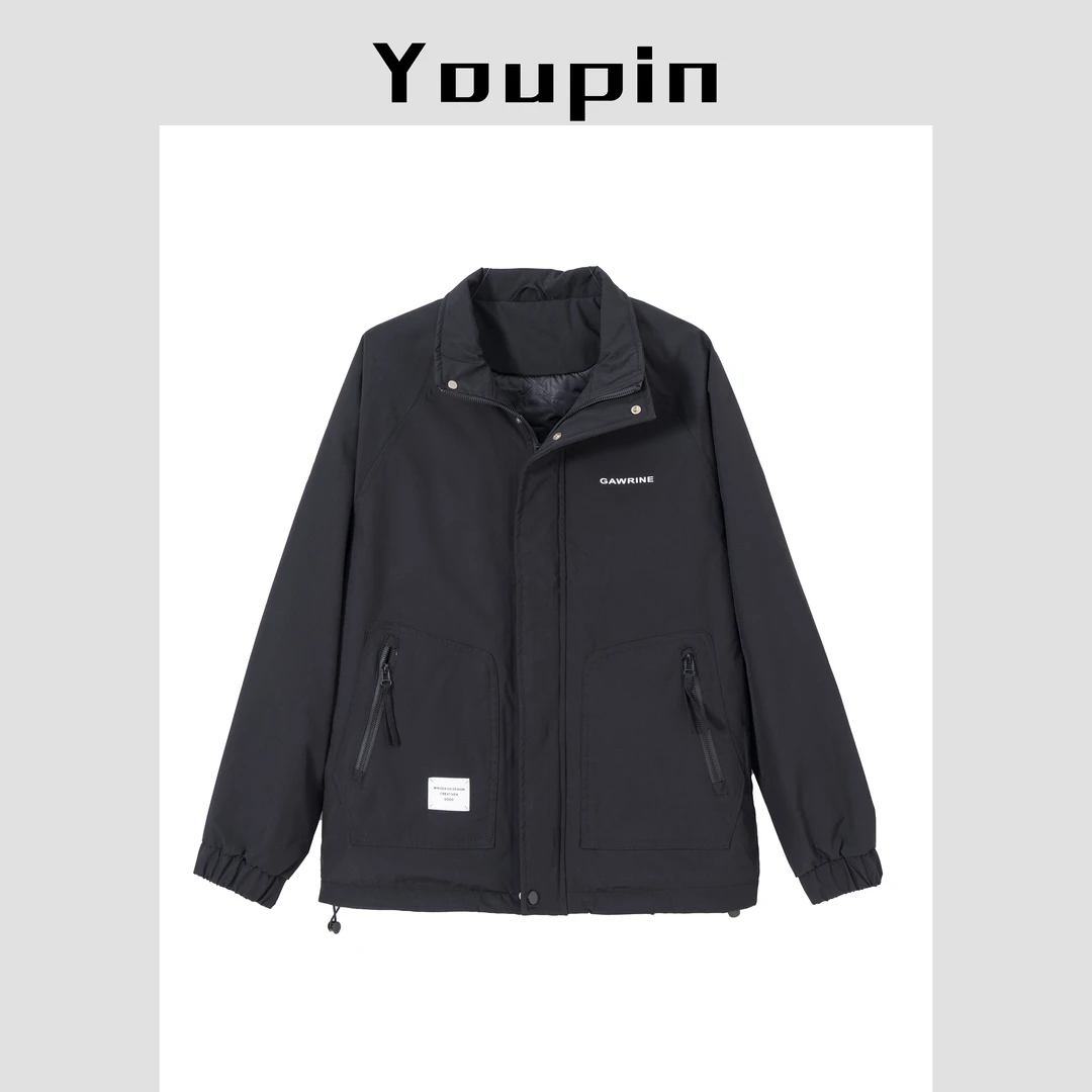 男款秋冬款新款棉服男士潮流时尚休闲宽松保暖外套棉衣夹克YY8338