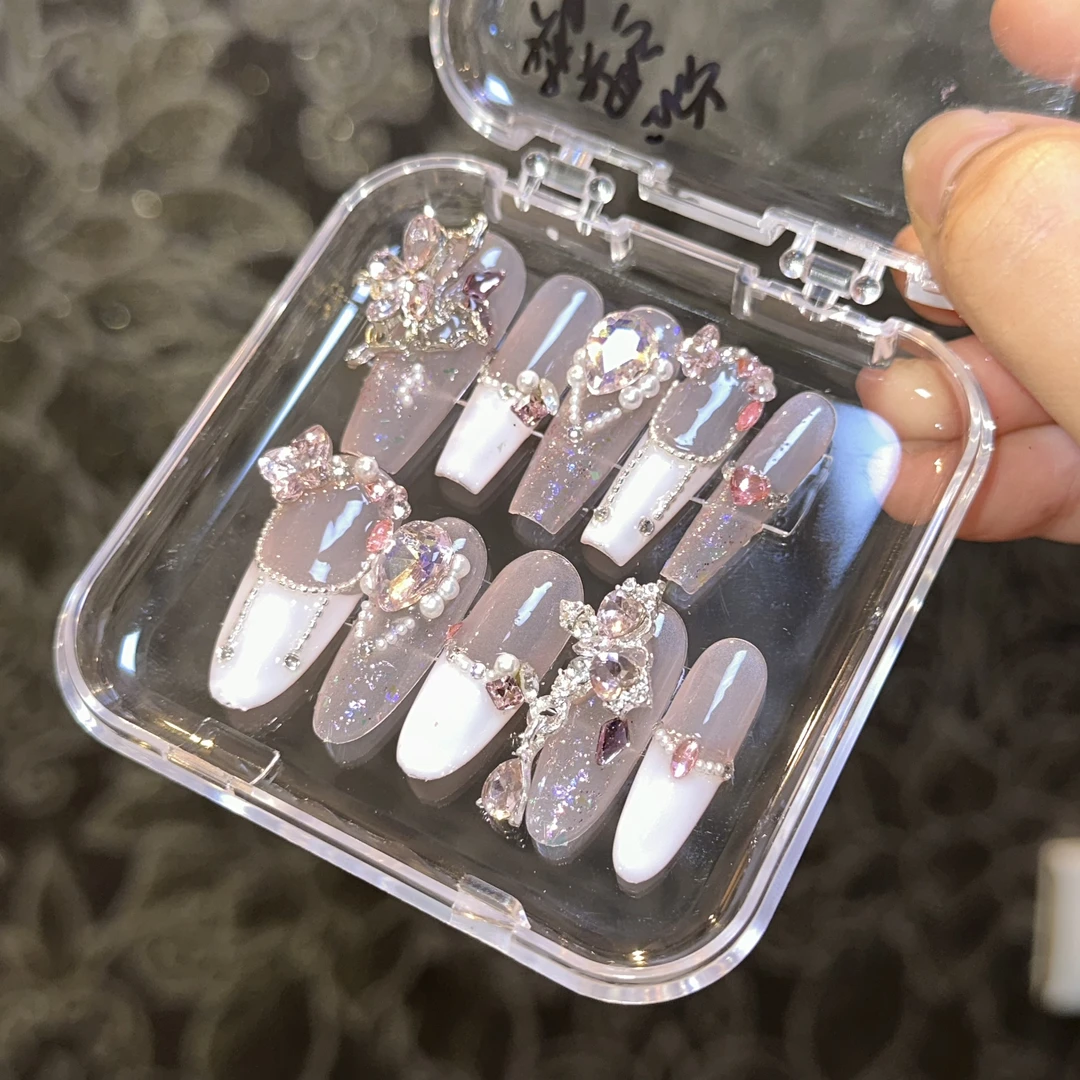 【梦想家】CR手工穿戴甲直播链接 穿戴甲 手工制品默认微瑕