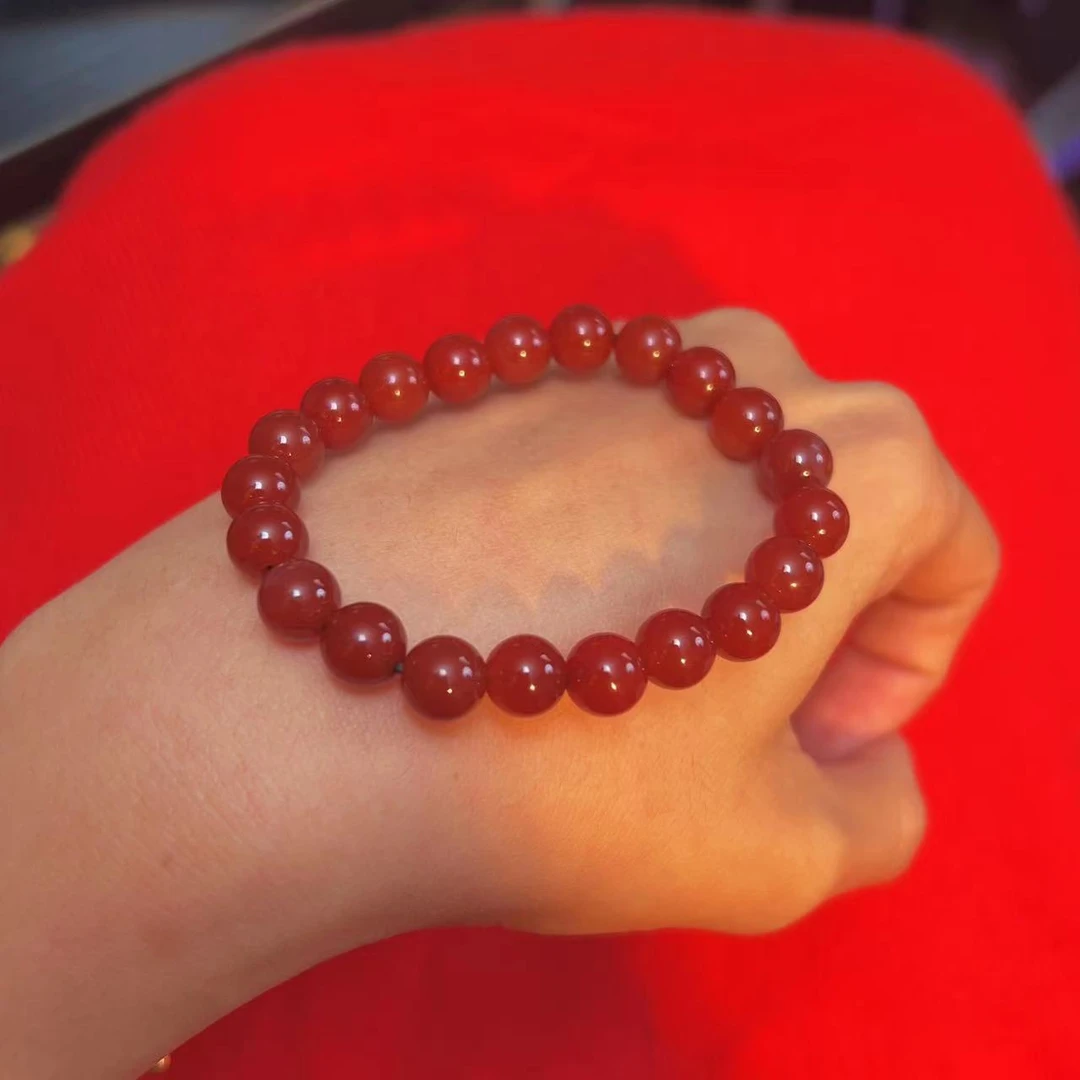 【美萍珠宝】玛瑙手串*四眼吞金兽挂挂/多样性发其一