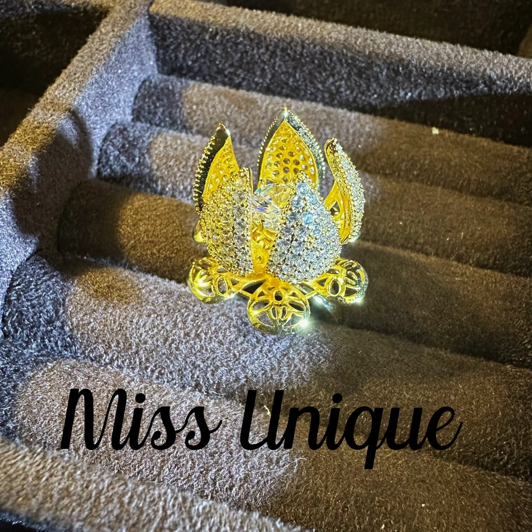 C548花开戒指（可打开）