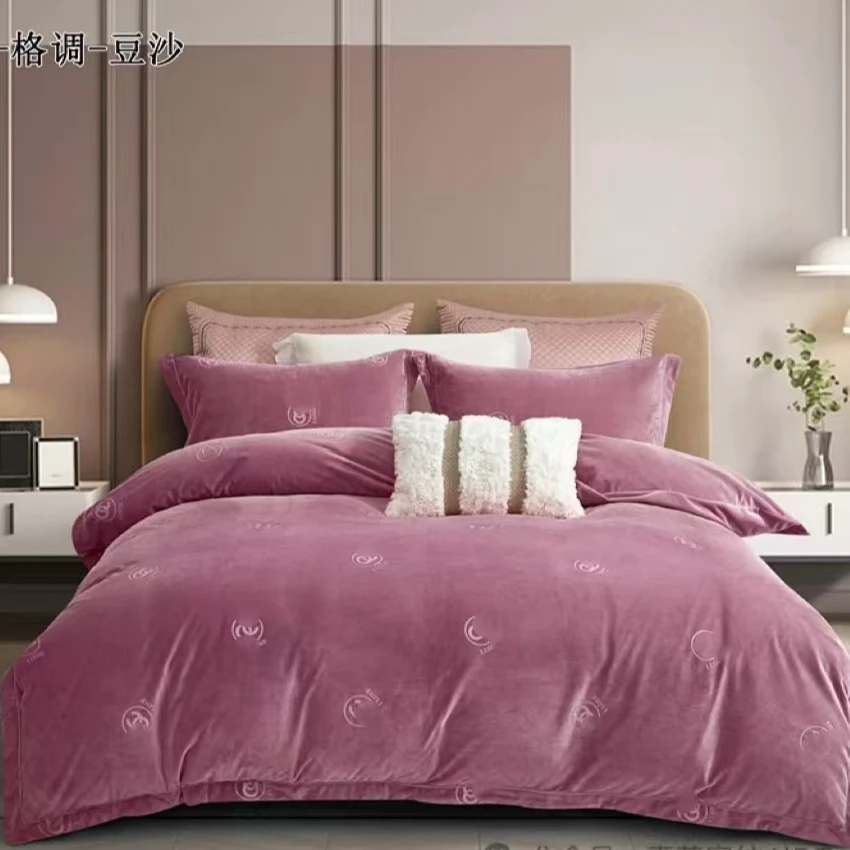 玲家精选01115款号婴儿绒四件套被套