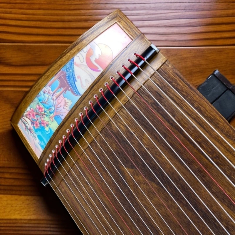 厂家直销1.35小筝实木便携小古筝音色清亮环保免油漆