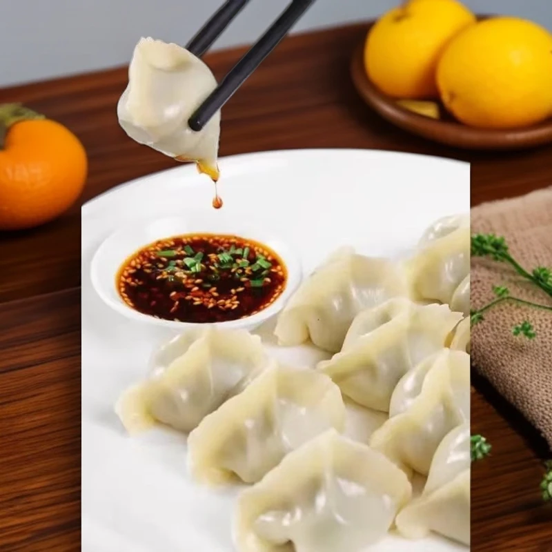 传统纯手工制作甘蓝芹菜素馅速食早餐营养素馅水饺5盒手工无添加