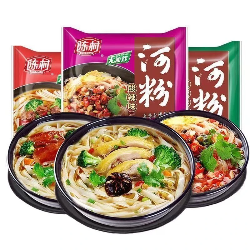 陈村广东河粉整箱袋装速食食品免煮冲泡酸辣粉方便面泡面批发爽口
