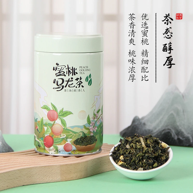 蜜桃乌龙特级蜜桃香浓香型罐装乌龙茶冷泡