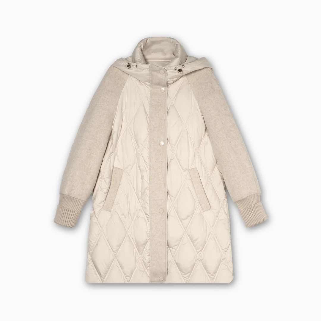 【魏妮妮专属】时尚百搭休闲女士收腰冬季羽绒服6228-1