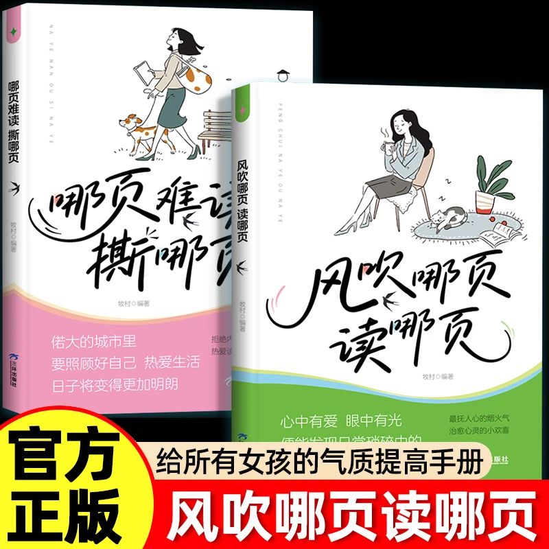 女孩气质提升 风吹哪页读哪页 哪页难读撕哪页 心灵随笔书籍