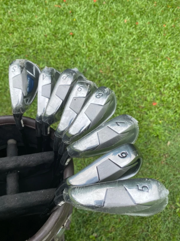 清仓高尔夫球杆左手 日本优利克斯男士反手铁杆组 全新碳素杆身